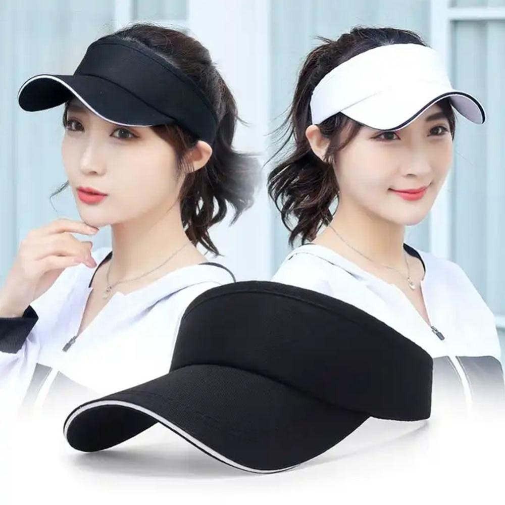 Running Gear Hat - Pelindung Matahari Olahraga Topi Atas Kosong