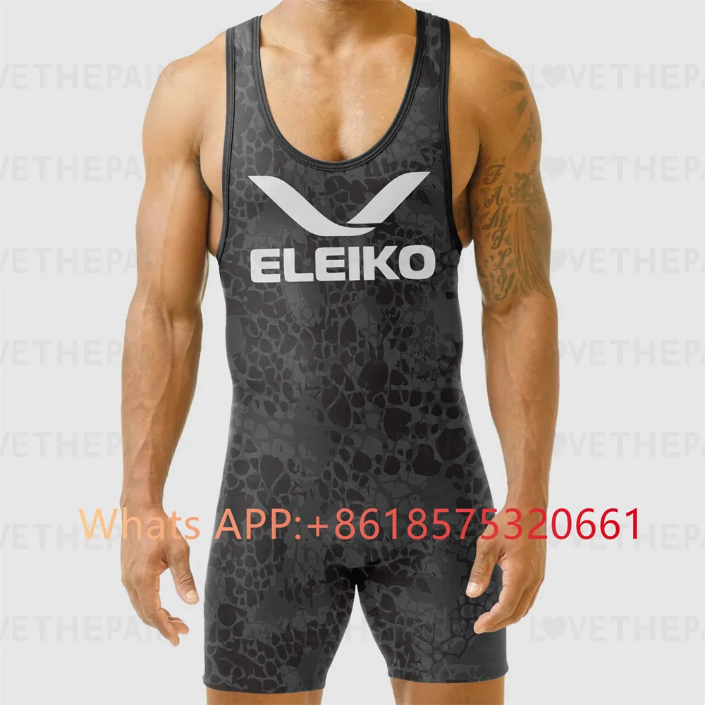 ELEIKO seragam Singlet gulat p - Running Gear Train ulasan dan harga