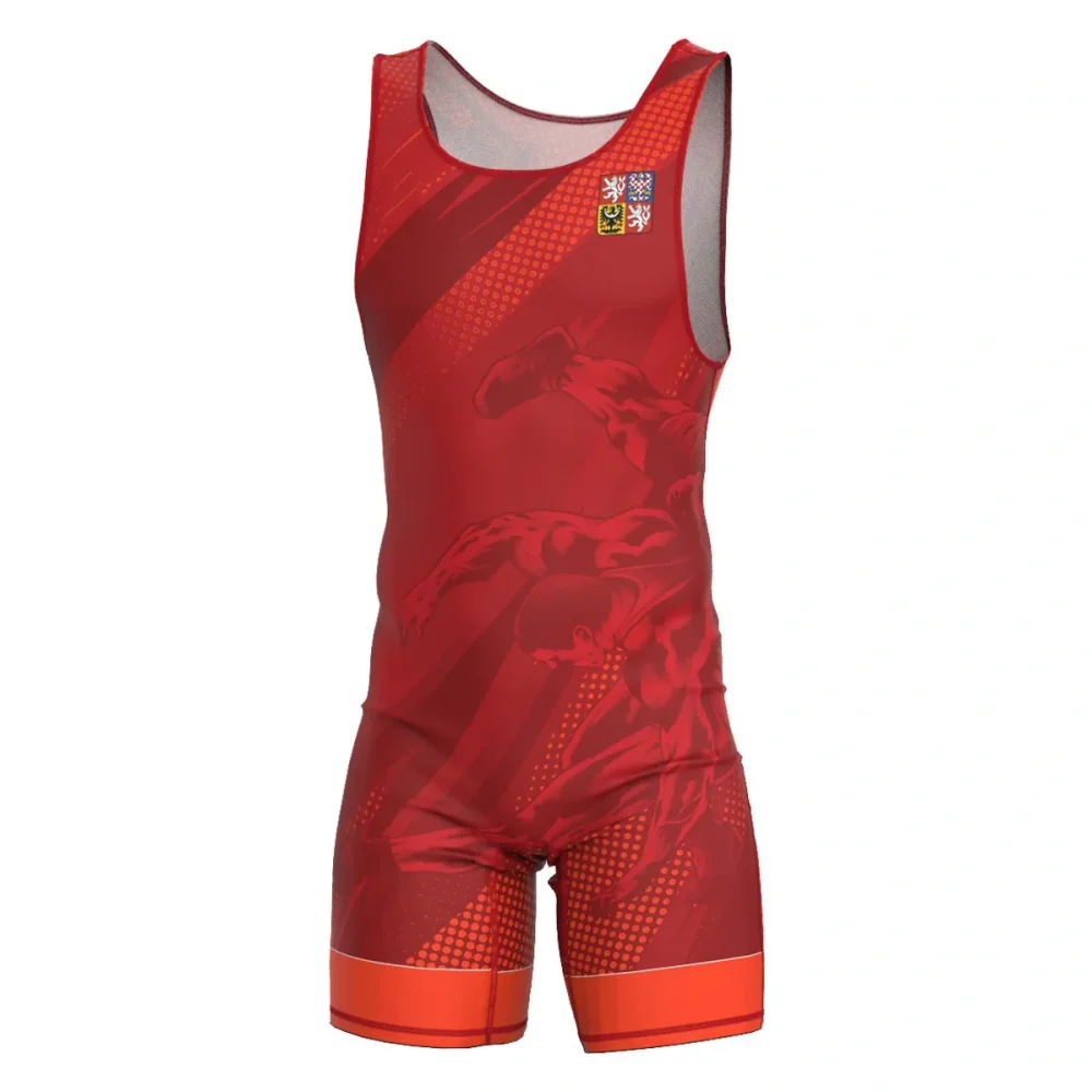 Seragam Singlet Gulat Pria Pak - Running Gear Train ulasan dan harga