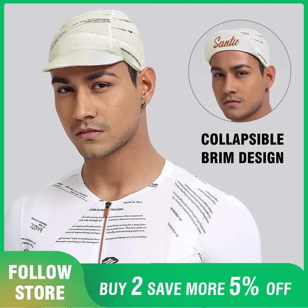 Santic Topi Bersepeda Sejuk Di - Running Gear Hat ulasan dan harga