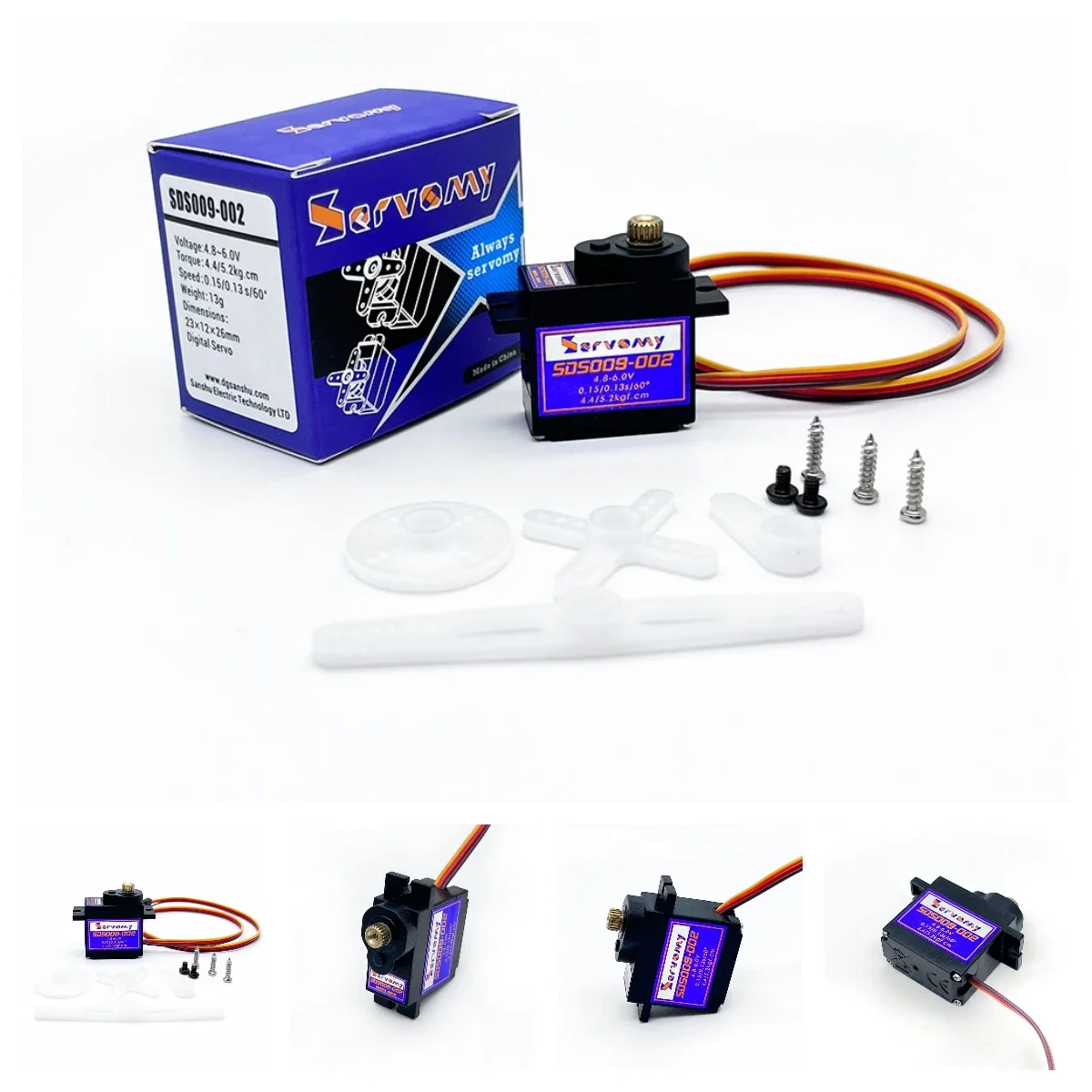 4 Buah Servomy SDS009-02 9G Se - Running Gear In A Car ulasan dan harga