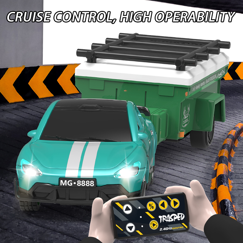 Mobil Mini Alloy Drift dengan  - Running Gear Trailer ulasan dan harga